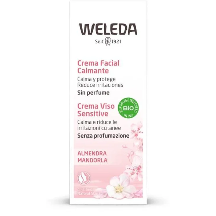 Weleda Crema Viso Sensitive Mandorla Contro Irritazioni 30 ml