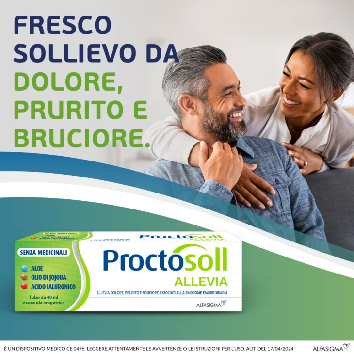 Proctosoll Allevia Gel Emorroidi 40 ml