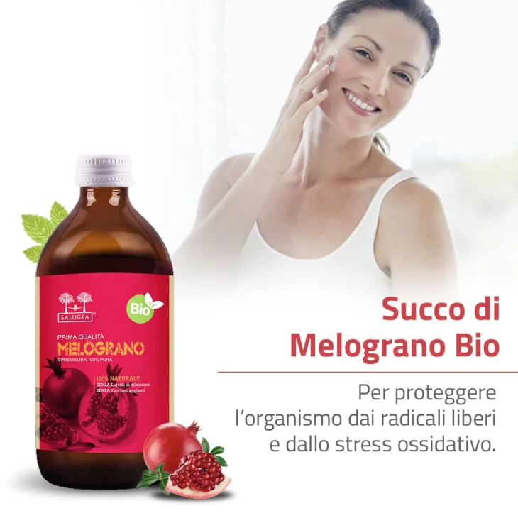 Salugea Succo Melograno Bio Antiossidante 500 ml