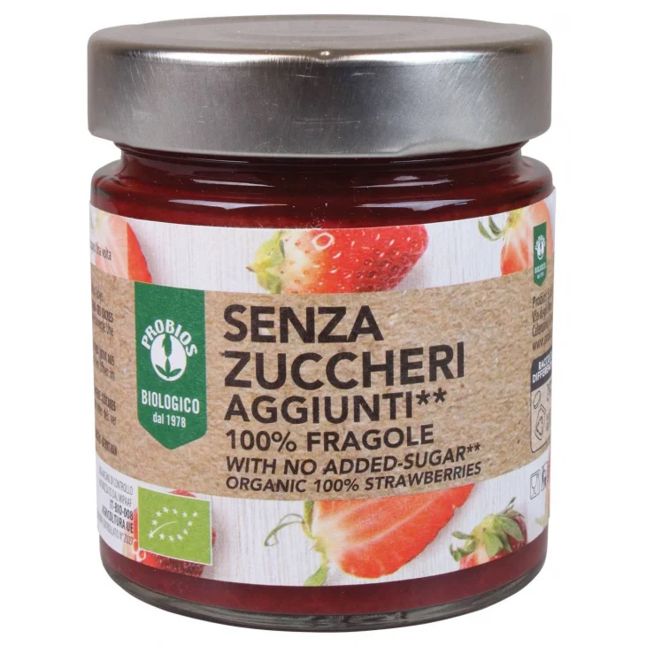 Probios Composta 100% Fragola Senza Zuccheri Aggiunti 215 g