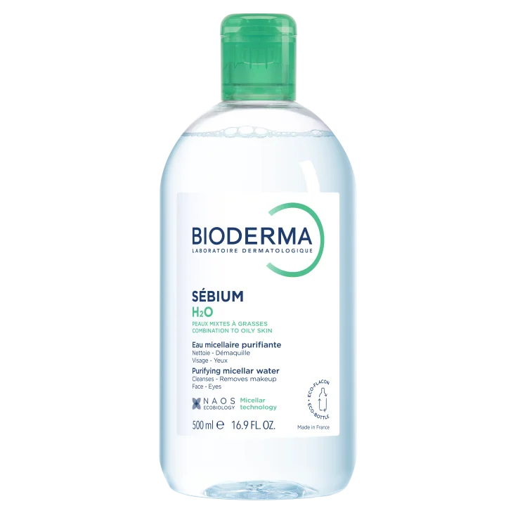 Bioderma Sebium H2O Soluzione Micellare Struccante per Pelli Miste e Grasse 500 ml