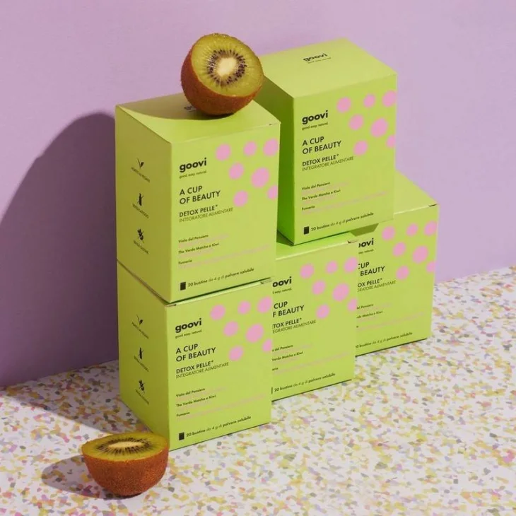 Goovi a Cup of Beauty Integratore Detox Pelle 20 Bustine da 4g