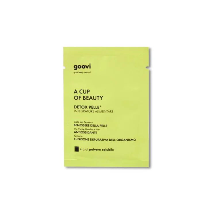Goovi a Cup of Beauty Integratore Detox Pelle 20 Bustine da 4g