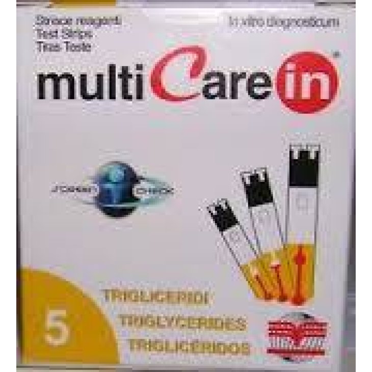 MulticareIN Strisce Trigliceridi 5 Pezzi
