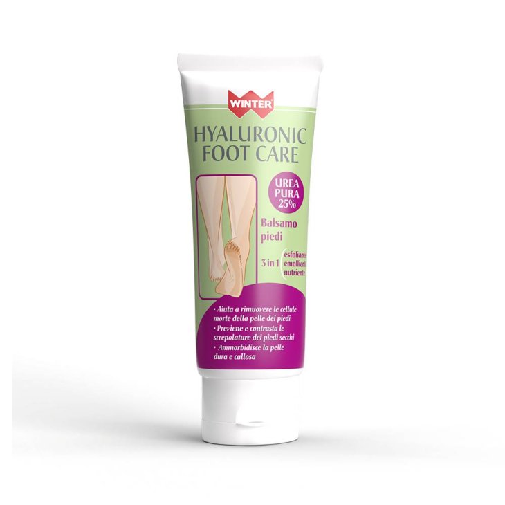 Winter Hyaluronic Foot Care Balsamo esfoliante emolliente e nutriente per i piedi 75 ml
