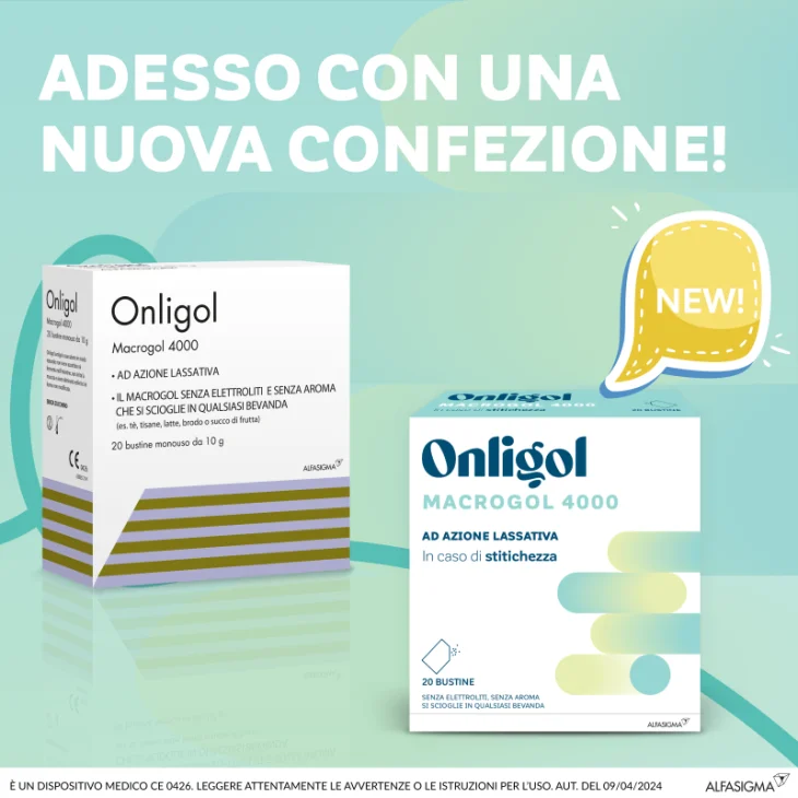 Onligol Macrogol 4000 Lassativo 400g