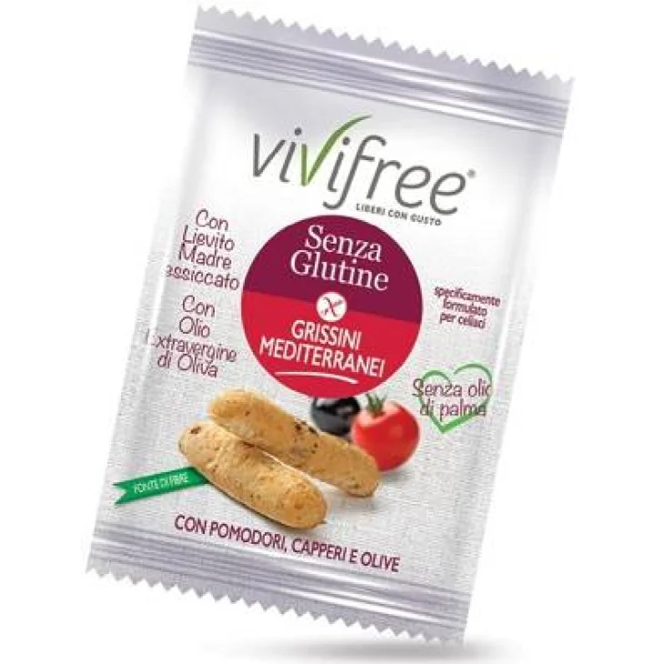 VIVIFREE GRISSINI MEDITERRANEI 25 G