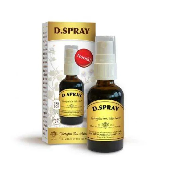 D Spray Liquido Alcoolico Integratore di vitamina D 30 ml