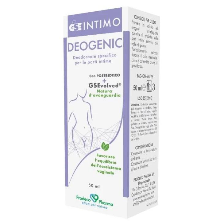 Prodeco Pharma GSE Intimo Deogenic Spray per igiene intima 50 ml