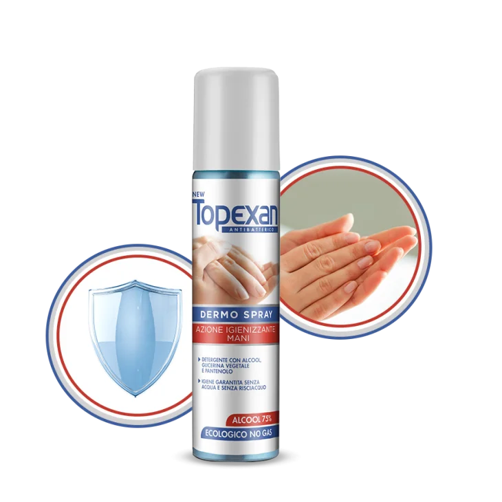 New Topexan Dermo Spray Igienizzante Mani 90 ml