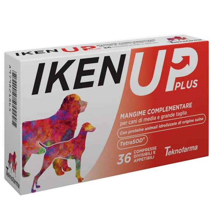 Iken Up Plus Integratore per fabbisogni nutrizionali per cani Taglia Media Grande 36 Compresse