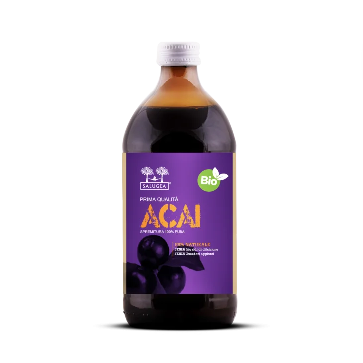 Salugea Succo Acai Bio per Cuore e Circolazione 500 ml