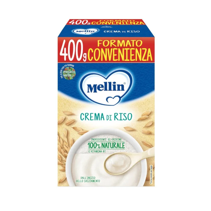 Mellin Crema Di Riso dal 4 Mese 400 g