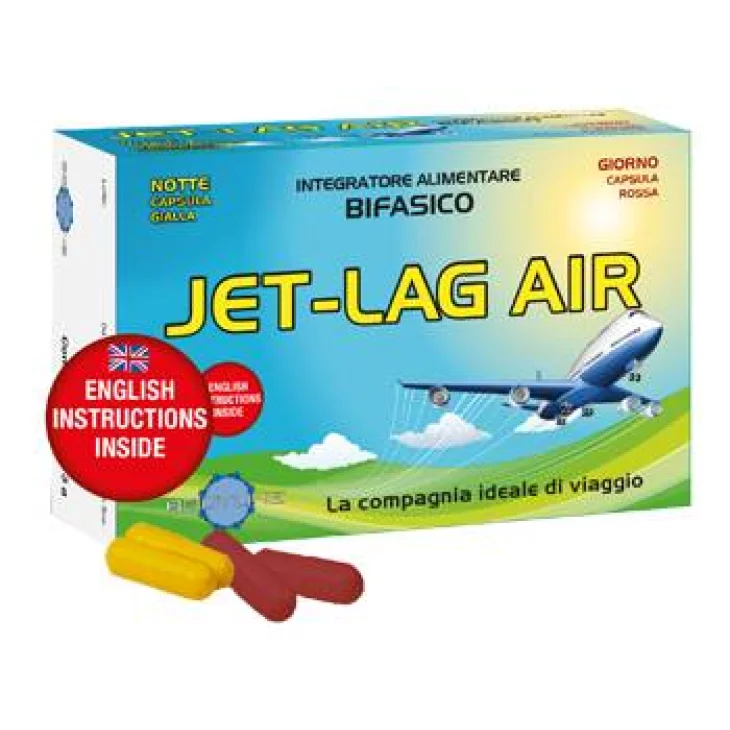JET-LAG AIR 10 CAPSULE GIALLE RIPOSO + 20 CAPSULE ROSSE ENERGIA