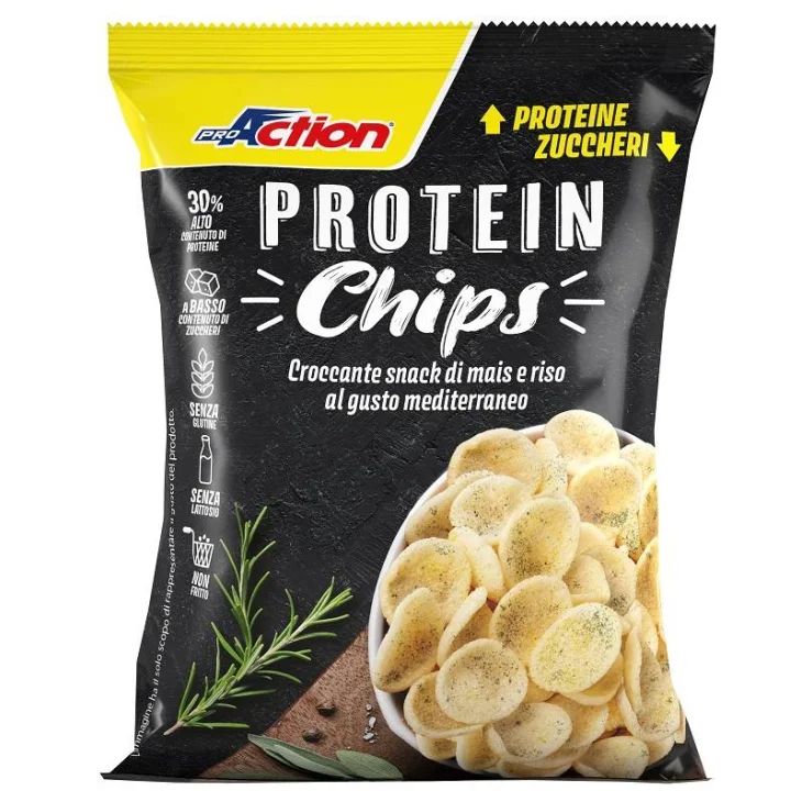 Proaction Protein Chips Gusto Mediterraneo 25 g