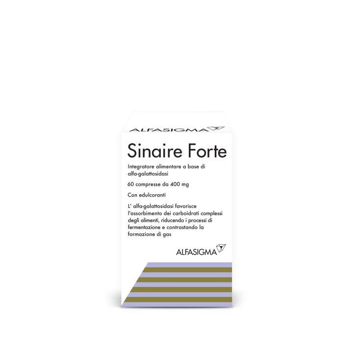 Sinaire Forte Integratore Contro i Gas Intestinali 400 mg 60 cpr