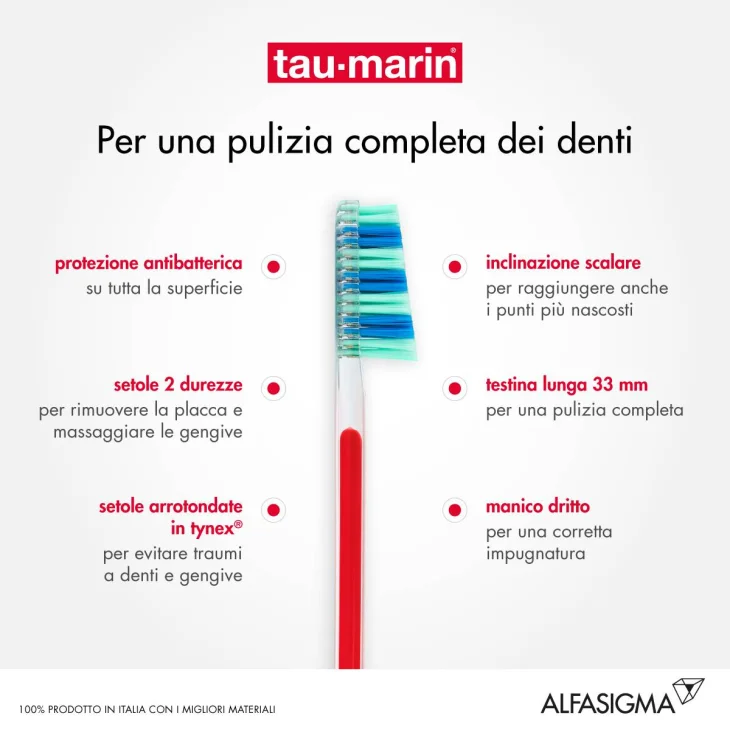 Tau-Marin Scalare 33 Setole Molto Morbide 1 Pezzo