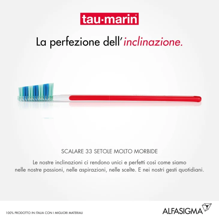 Tau-Marin Scalare 33 Setole Molto Morbide 1 Pezzo