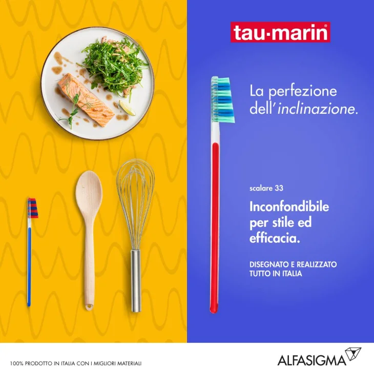 Tau-Marin Scalare 33 Setole Molto Morbide 1 Pezzo