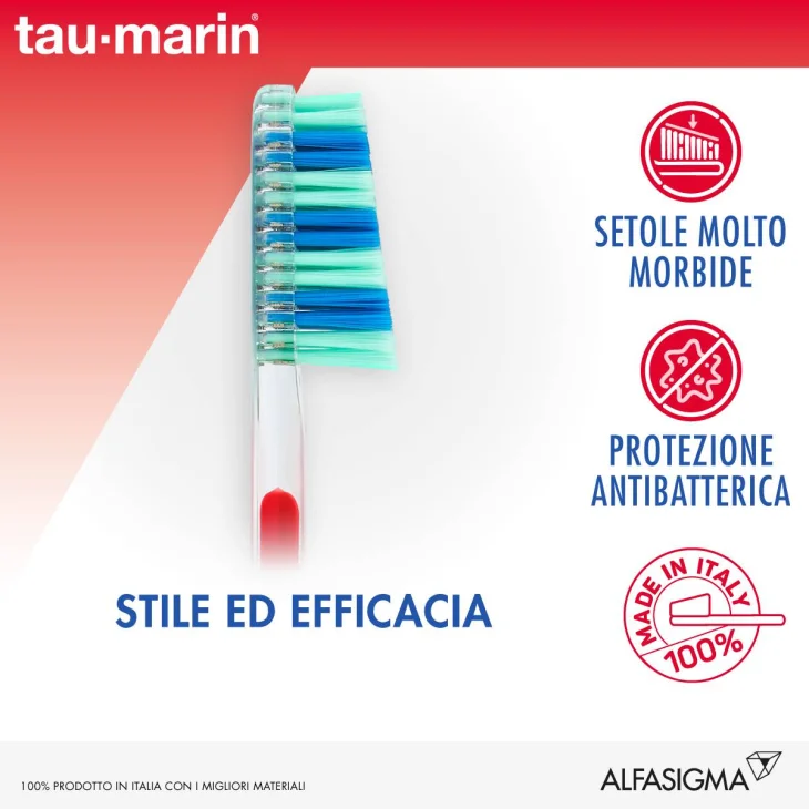 Tau-Marin Scalare 33 Setole Molto Morbide 1 Pezzo