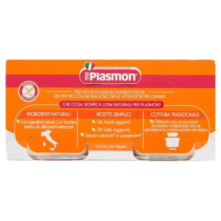 Plasmon Tacchino Omogeneizzato 4 x 80 g