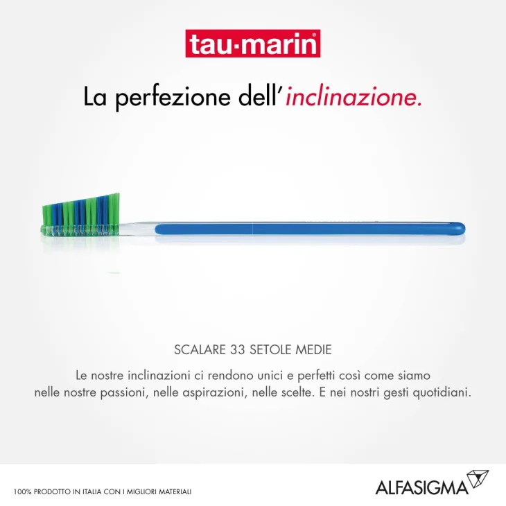 Tau-Marin Scalare 33 Setole Medie 1 Pezzo
