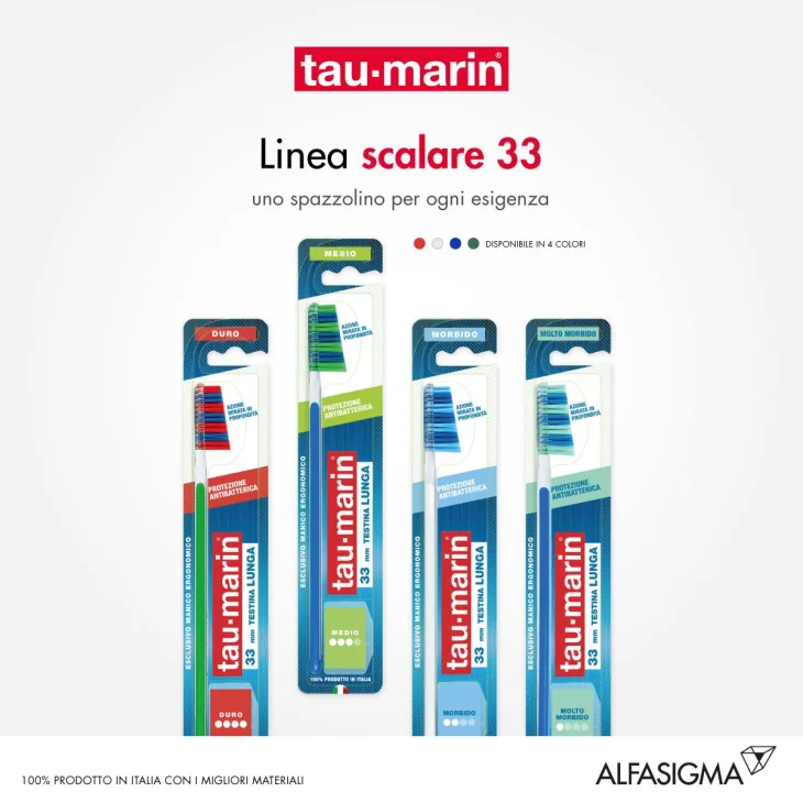 Tau-Marin Scalare 33 Setole Medie 1 Pezzo