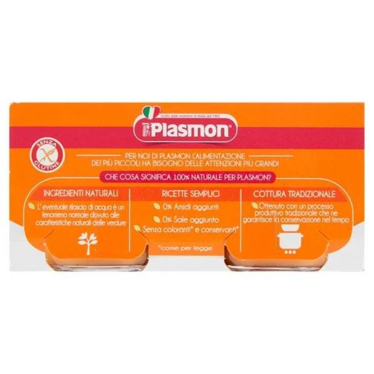 Plasmon Carote Patate Zucchine Omogeneizzato 4 X 80 g