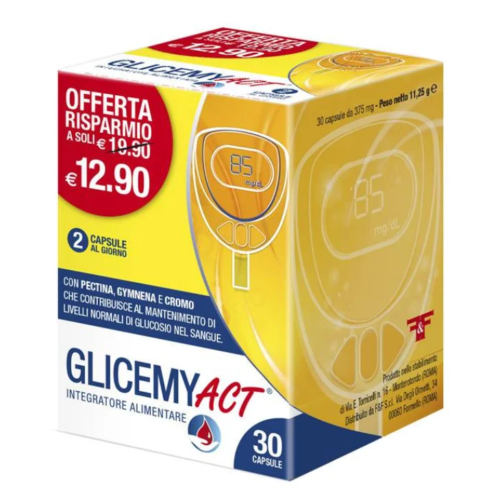Linea Act Glicemy Act Integratore per la Glicemia 30 capsule