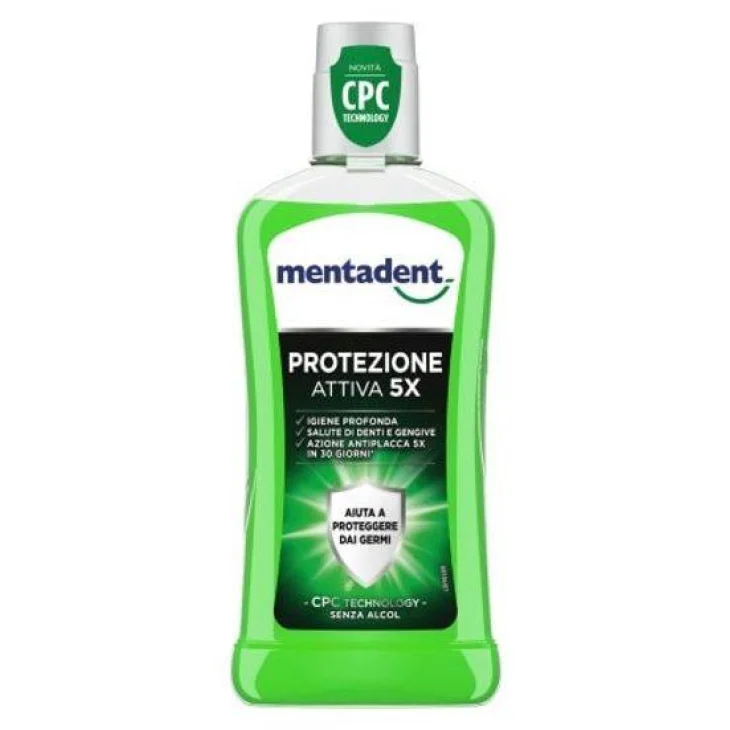 Mentadent Protezione Attiva 5X Collutorio 400 ml