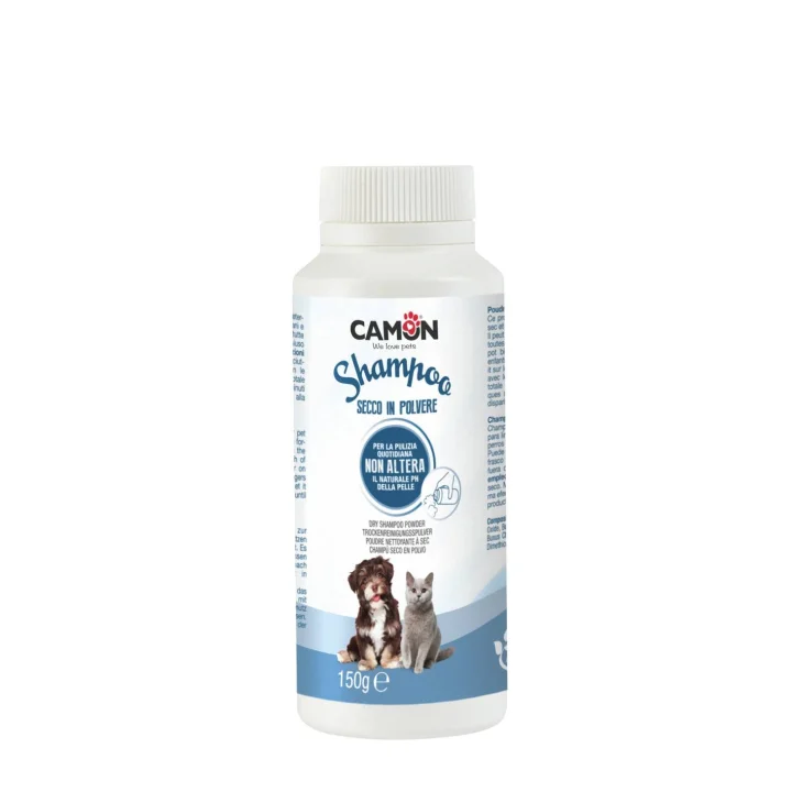 Camon Shampoo Secco in Polvere per Cani e Gatti 150g
