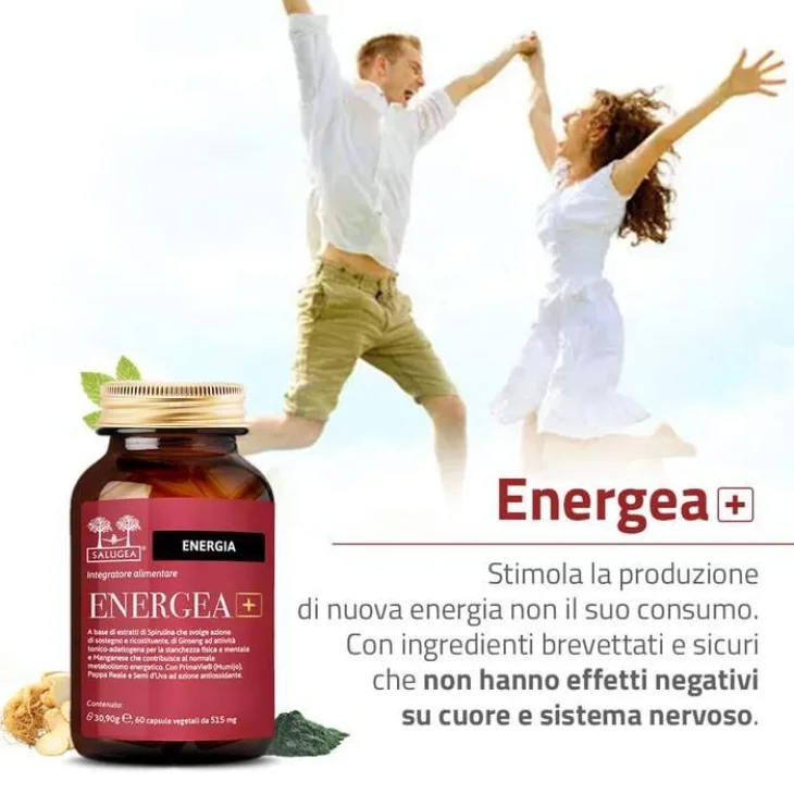 Salugea Energea+ Forza e Vitalità 60 Capsule