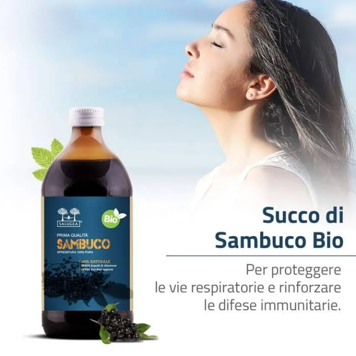 Salugea Succo di Sambuco Bio 500 ml