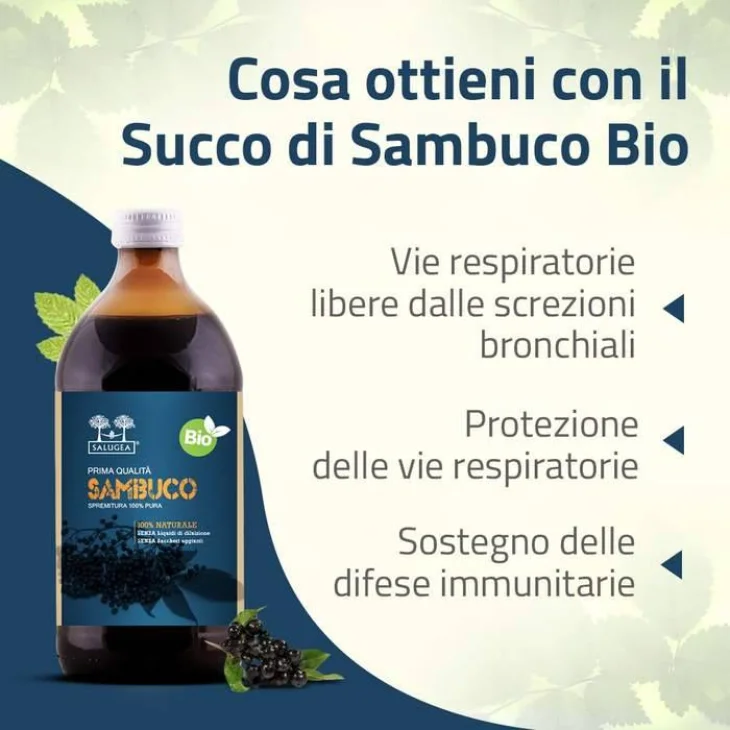 Salugea Succo di Sambuco Bio 500 ml