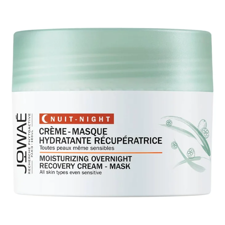 Jowaé Crema Maschera Viso Idratante Energizzante Rigenerante Notte 40 ml