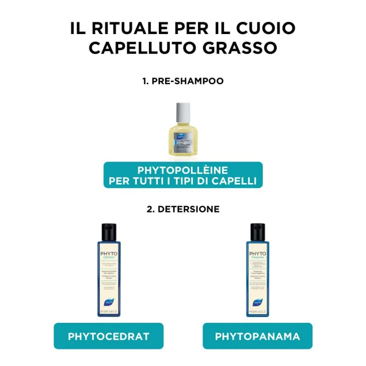 Phyto Phytocedrat Shampoo Purificante Sebo Regolatore Per Capelli Grassi 400 ml