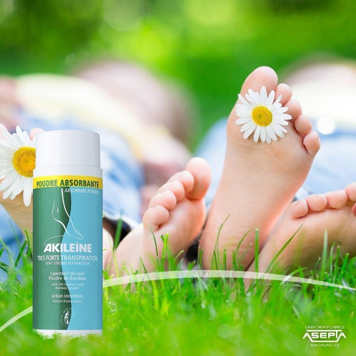 Akileine Polvere Assorbente Anti-Traspirante 75 g