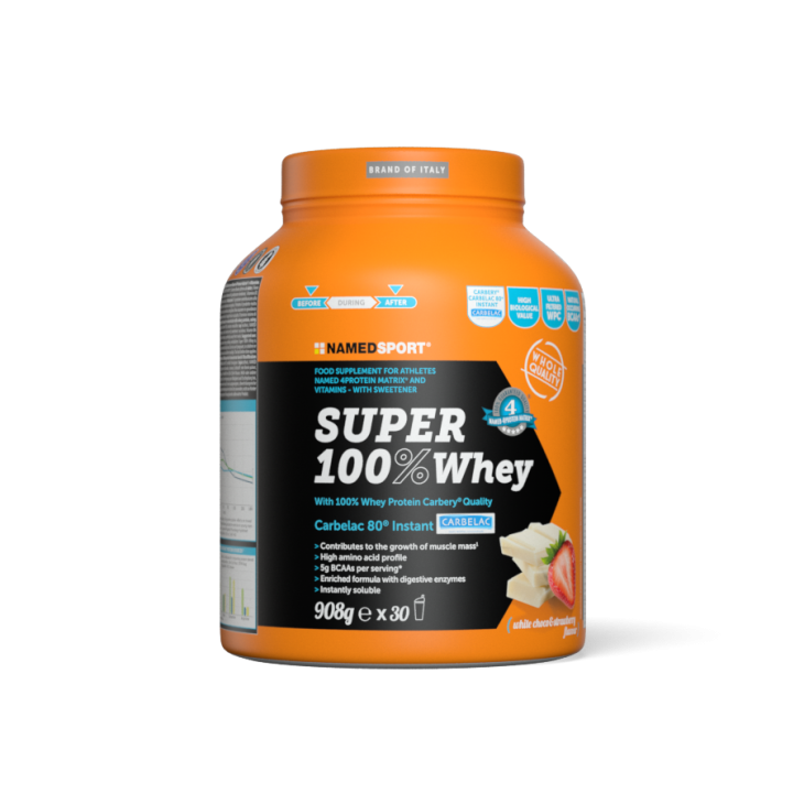 Named Sport Super 100% Whey Smooth White Choco/Strawberry 908 g