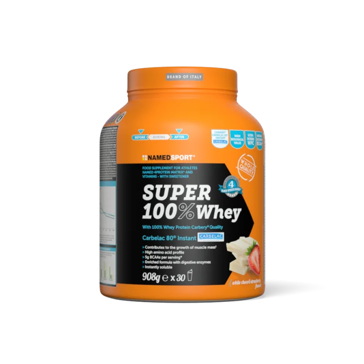 Named Sport Super 100% Whey Smooth White Choco/Strawberry 908 g