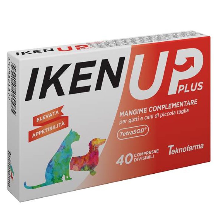 Iken Up Plus Integratore per cane e gatti di piccola taglia 40 Compresse