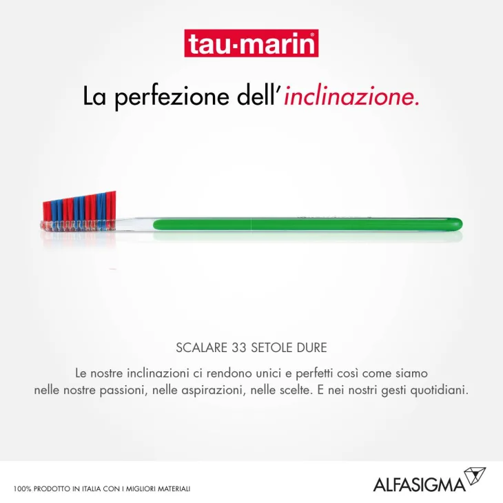 Tau-Marin Scalare 33 Setole Dure 1 Pezzo
