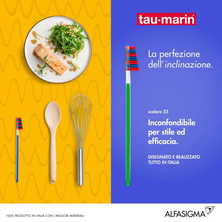 Tau-Marin Scalare 33 Setole Dure 1 Pezzo