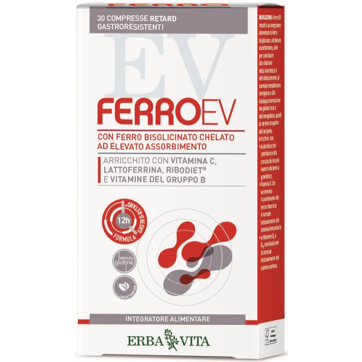 FERRO EV RETARD 30 COMPRESSE GASTRORESISTENTI