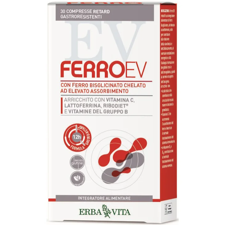 FERRO EV RETARD 30 COMPRESSE GASTRORESISTENTI