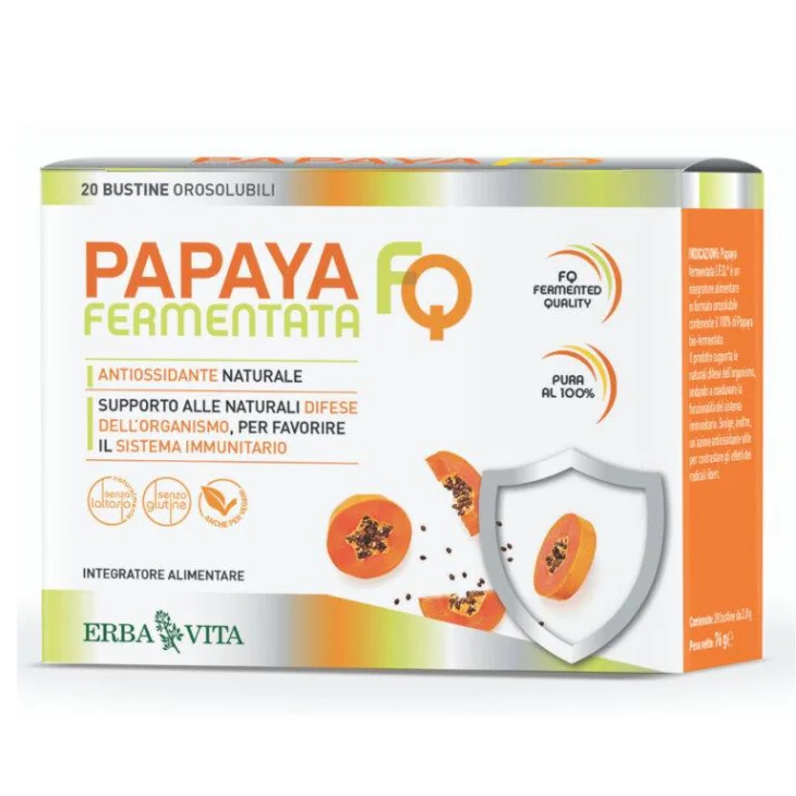 Erba Vita Papaya Fermentata Fq 20 Bustine