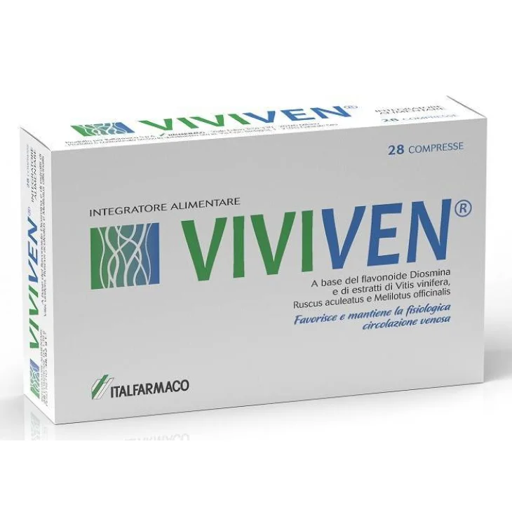 Viviven Integratore Microcircolo ed Antiossidante 28 Compresse