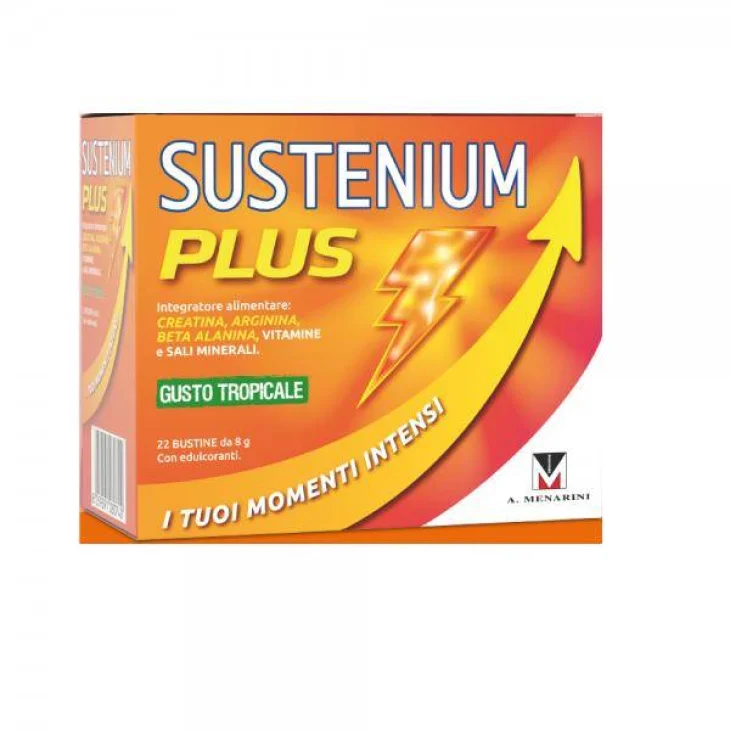 Sustenium Plus Gusto Tropical Aminoacidi Vitamine e Sali Minerali 22 Buste