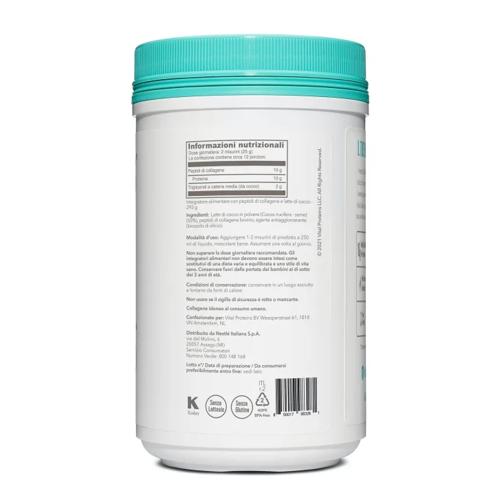 Vital Proteins Collagen Creamer Coconut Integratore Collagene 293 g