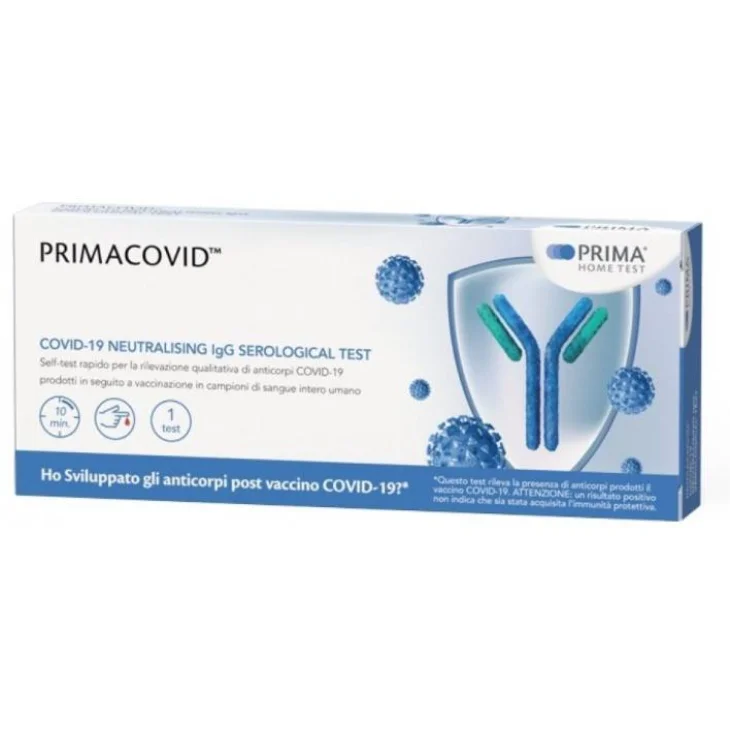 Prima Home Test Primacovid Covid-19 Neutralising IgG Test Sierologico