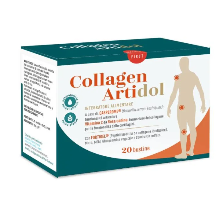 Erba Vita Collagen Artidol Integratore per le Articolazioni 20 Buste